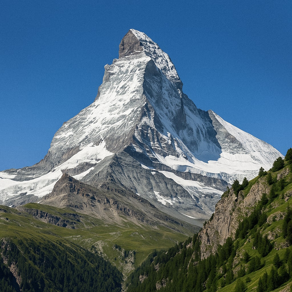 TOPOGRAPHIC design beer glass: Matterhorn Mountain | Alaskan MAKER
